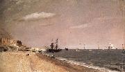 John Constable brighton beach with colliers oil